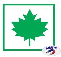 Magnetic Sticker Maple Leaf 150x150mm 